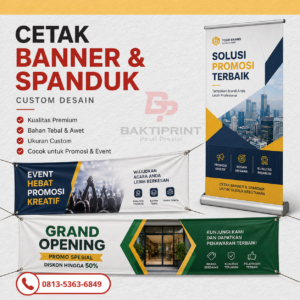 jasa cetak banner Malang partai besar Bakti Print